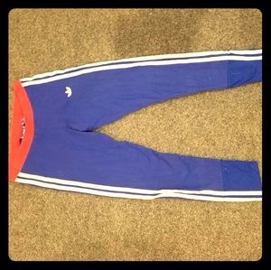 Adidas capri-length leggings; worn once